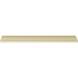 Ekena Millwork - MLD03X03X05BU - Endurathane Bulwark Rose Crown Moulding, 3 1/4"H x 3 3/4"P x 5"F x 94 1/2"L, Factory Primed