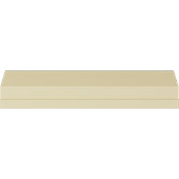 Ekena Millwork - MLD03X02X04AL - Endurathane Alexandria Crown Moulding, 3 7/8"H x 2 1/8"P x 4 3/8"F x 94 1/2"L, Factory Primed