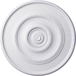 Ekena Millwork - CM30DY_P - Endurathane Dylar Ceiling Medallion, 30"OD x 2 1/4"P (Fits Canopies up to 6 1/4")