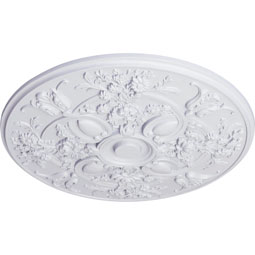 Ekena Millwork - CM31BA_P - Endurathane Baile Ceiling Medallion, 31 1/4"OD x 2 1/4"P (Fits Canopies up to 6")