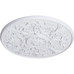 Ekena Millwork - CM33VE_P - Endurathane Versailles Ceiling Medallion, 33"OD x 1 3/4"P (Fits Canopies up to 3 1/4")