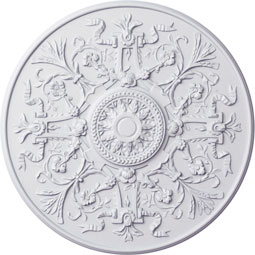 Ekena Millwork - CM33VE_P - Endurathane Versailles Ceiling Medallion, 33"OD x 1 3/4"P (Fits Canopies up to 3 1/4")