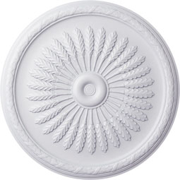Ekena Millwork - CM36JU_P - Endurathane Juniper Ceiling Medallion, 36"OD x 1 1/2"P (Fits Canopies up to 7")