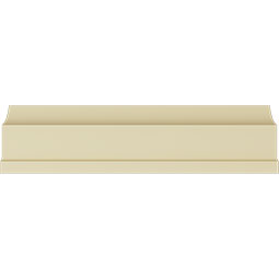 Ekena Millwork - MLD04X02X05VE - Endurathane Versailles Crown Moulding, 4 1/2"H x 2 3/8"P x 5 1/8"F x 94 1/2"L, Factory Primed