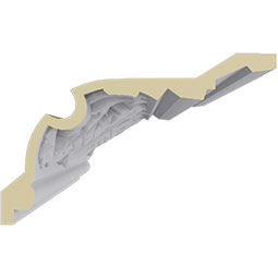 Ekena Millwork - MLD04X07X08PE - Endurathane Piedmont Moulding, 4 1/2"H x 7 1/4"P x 8 1/2"F x 94 1/2"L, Factory Primed