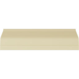 Ekena Millwork - MLD05X03X05HA - Endurathane Hampshire Traditional Crown Moulding, 5"H x 3"P x 5 7/8"F x 94 1/2"L, Factory Primed