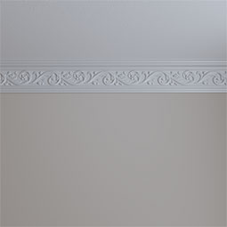 Ekena Millwork - MLD05X02X06KE - Endurathane Kent Crown Moulding, 5 7/8"H x 2 1/2"P x 6 3/8"F x 94 1/2"L, Factory Primed