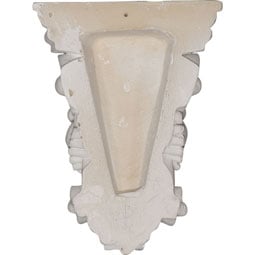 Ekena Millwork - COR06X02X08LF - Endurathane Leaf Bunch Corbel, 6 1/4"W x 2 7/8"D x 8 1/4"H, Factory Primed
