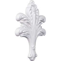 Ekena Millwork - ONL06X08X01LF - Endurathane Leaf Bundle Onlay, 6 1/4"W x 8 3/4"H x 3/4"P, Factory Primed