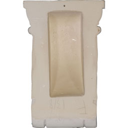 Ekena Millwork - COR06X03X10RO - Endurathane Rose Corbel, 6 1/2"W x 3 5/8"D x 10 1/8"H, Factory Primed