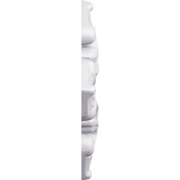 Ekena Millwork - ONL06X06X01ST - Endurathane Star Onlay, 6 1/2"W x 6 1/2"H x 5/8"P, Factory Primed