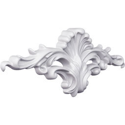 Ekena Millwork - ONL07X03X01AS - Endurathane Ashford Onlay, 7 3/4"W x 3 1/8"H x 3/4"P, Factory Primed