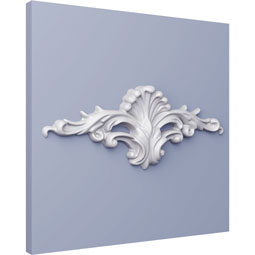 Ekena Millwork - ONL07X03X01AS - Endurathane Ashford Onlay, 7 3/4"W x 3 1/8"H x 3/4"P, Factory Primed