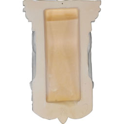 Ekena Millwork - COR07X04X12FW - Endurathane Flower Corbel, 7 3/4"W x 4 1/2"D x 12 1/4"H, Factory Primed