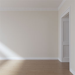 Ekena Millwork - MLD07X02X07VL - Endurathane Valletta Crown Moulding, 7"H x 2 1/4"P x 7 1/4"F x 94 1/2"L, Factory Primed