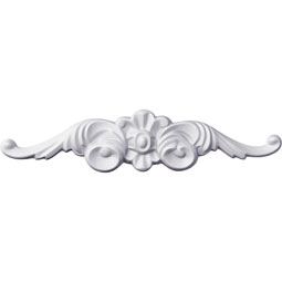 Ekena Millwork - ONL09X02X01CL - Endurathane Finley Onlay, 9 3/8"W x 2 1/8"H x 7/8"P, Factory Primed