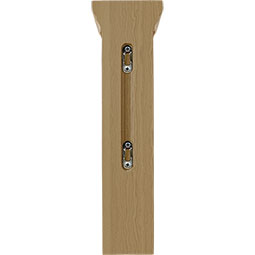 Ekena Millwork - COR04X04X14RE - AmeriCraft Recessed Groove Corbel, 4"W x 4"D x 14"H