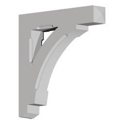 Fypon, Ltd. - BKT31X30X5 - 5"W x 31"D x 30"H Bracket, Urethane