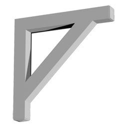Fypon, Ltd. - BKT36X36X4 - 4"W x 36"D x 36"H Post Bracket, Urethane