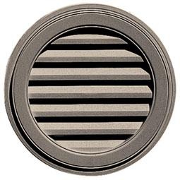 Builder's Edge - 120032222008 - Builders Edge 120032222008 22" Round Vent 008, Clay