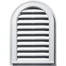 Mid-America - 00441422 - 14"W x 22"H Cathedral Gable Vent Louver, 50 Sq. Inch Vent Area