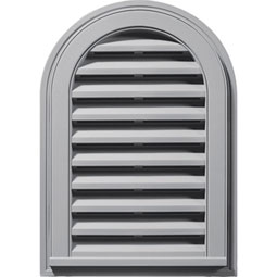 Builder's Edge - 120081422016 - Builders Edge 120081422016 14" x 22" Round Vent Top 016, Gray