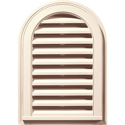 Builder's Edge - 120081422021 - Builders Edge 120081422021 14" x 22" Round Vent Top 021, Sandstone Beige