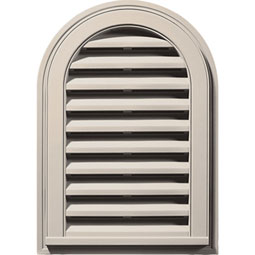 Builder's Edge - 120081422048 - Builders Edge 120081422048 14" x 22" Round Vent Top 048, Almond
