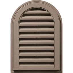Builder's Edge - 120081422095 - Builders Edge 120081422095 14" x 22" Round Vent Top 095, Clay