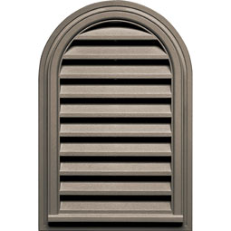 Builder's Edge - 120082232097 - Builders Edge 120082232097 22" x 32" Round Vent Top 097, Clay