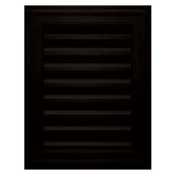 Builder's Edge - 120061824002 - Builders Edge 120061824002 18" x 24" Rectangular Vent 002, Black