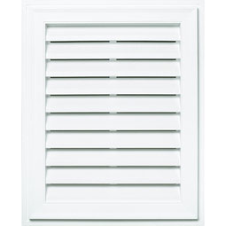 Builder's Edge - 120072430117 - Builders Edge 120072430117 20 Inch x 30 Inch Rectangular Brick Mold 117 Bright White