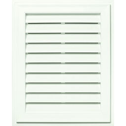 Builder's Edge - 120072430123 - Builders Edge 120072430123 20 Inch x 30 Inch Rectangular Brick Mold 123 White