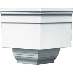 Mid-America - 00090013 - 6 5/16"W x 6 15/16"H Outside Corner, Fade-Resistant Vinyl
