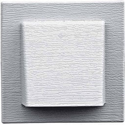 Mid-America - 00037804 - 7 1/2"W x 6 3/4"H, 4" Hooded Vent with Small Animal Guard for Fiber Cement Siding, Box of 4
