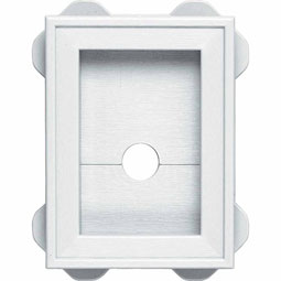 Mid-America - 00035401 - 5 9/16"W x 8 13/16"H Split Block Mini for Insulated Siding, (10/pack)