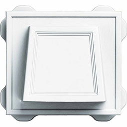 Mid-America - 00035805 - 7 1/2"W x 6 3/4"H, 4" Hooded Vent for Insulated Siding