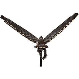 Dalvento, LLC - DVFLYINGHERON-D - Flying Heron Weathervane with Dalvento Directionals and Globes