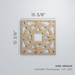 Ekena Millwork - WALWBNE - Brownsville Decorative Fretwork Wood Wall Panels