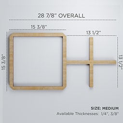 Ekena Millwork - WALWBUR - Burnett Decorative Fretwork Wood Wall Panels