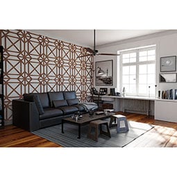 Ekena Millwork - WALWBUX - Buxton Decorative Fretwork Wood Wall Panels