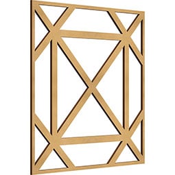 Ekena Millwork - WALWBUX - Buxton Decorative Fretwork Wood Wall Panels