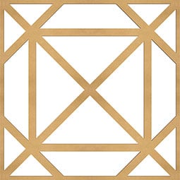 Ekena Millwork - WALWBUX - Buxton Decorative Fretwork Wood Wall Panels