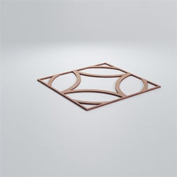 Ekena Millwork - WALWCRO - Crosby Decorative Fretwork Wood Wall Panels