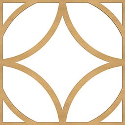 Ekena Millwork - WALWCRO - Crosby Decorative Fretwork Wood Wall Panels