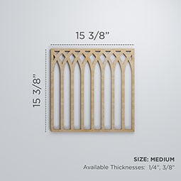 Ekena Millwork - WALWCRP - Cedar Park Decorative Fretwork Wood Wall Panels
