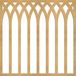 Ekena Millwork - WALWCRP - Cedar Park Decorative Fretwork Wood Wall Panels