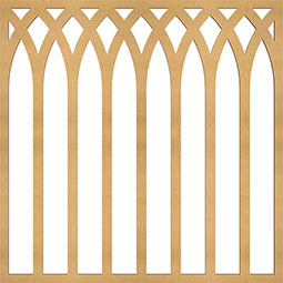 Ekena Millwork - WALWCRP - Cedar Park Decorative Fretwork Wood Wall Panels