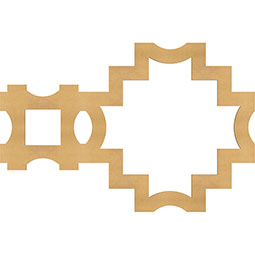 Ekena Millwork - WALWCRV - Cordova Decorative Fretwork Wood Wall Panels