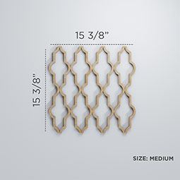 Ekena Millwork - WALWCSB - Casablanca Decorative Fretwork Wood Wall Panels